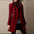Urban Chic: Women's Double-Breasted Wool Overcoat - LauBelle