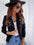 Chic Zip-Up Lapel Jacket: Trendy Short Women’s Top - LauBelle Brand