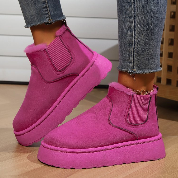 CozyStep Women's Plush Flat Winter Boots - LauBelle Brand