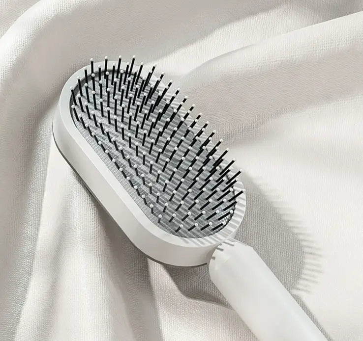 Self Cleaning Hairbrush with 3D Air Cushion for Healthy Hair