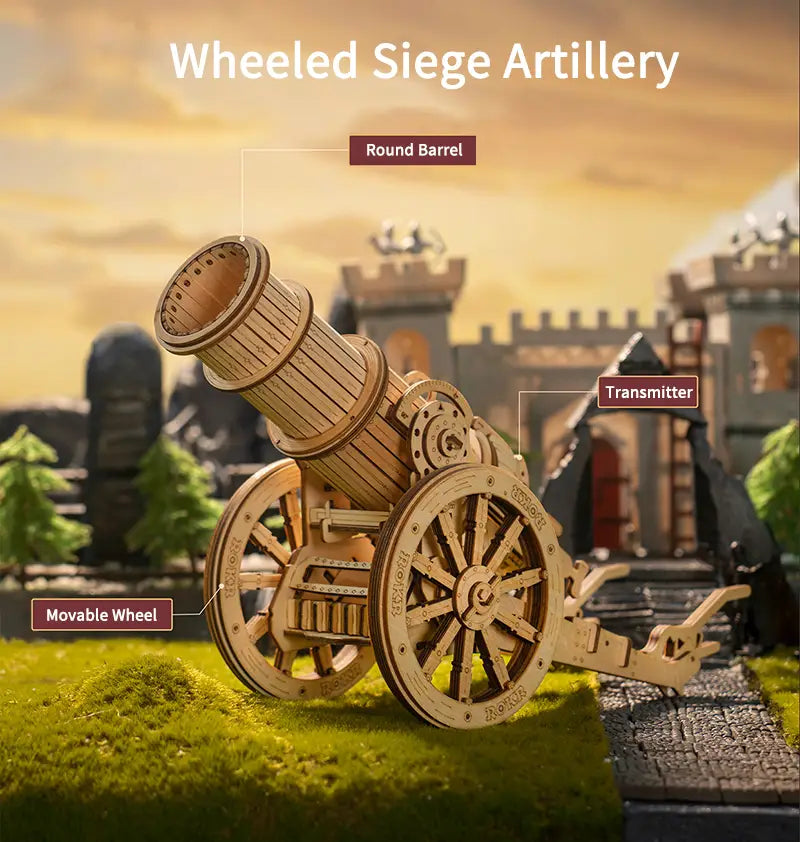 3D Wooden Military Puzzle Model for Ages 12 and Up