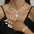 Bridal Glam 3-Piece Jewelry Set: Necklace, Studs, Bracelet - LauBelle Brand
