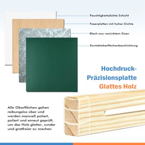 Doppelseitige Magnettafel aus Holz für Kinder 3 bis 15 Jahre