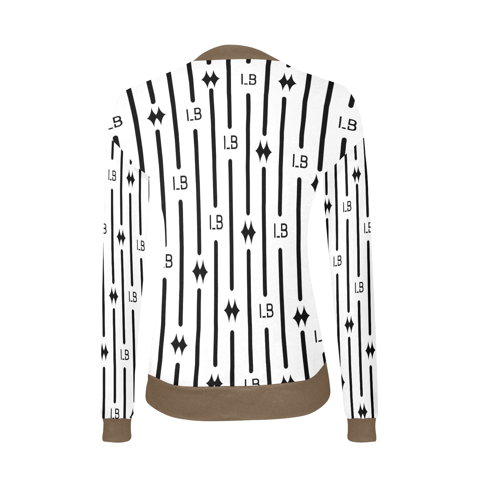 Women's All Over Print V-Neck Sweater(ModelH48) - LauBelle Brand