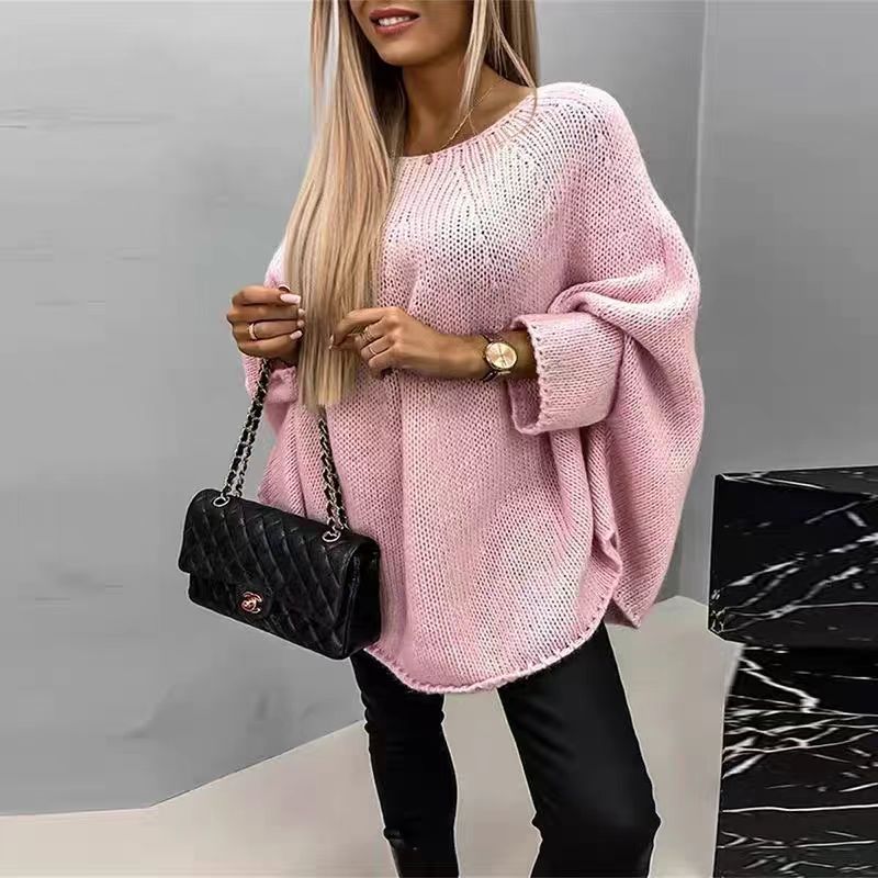 CozyBatwing Oversized Knit Pullover Sweater Shawl - LauBelle Brand