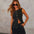Chic Denim Duo: Vest & Wide-Leg Pants Set - LauBelle Brand