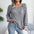 Buttoned Bliss: Square Neck Knit Winter Sweater - LauBelle Brand