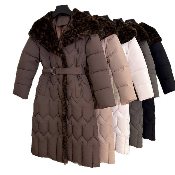 StitchBelt Elegance: Slim Overknee Cotton Jacket - LauBelle