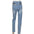 Denim Hollow Stretch Leggings - Light Blue / S