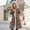 Fur Hooded Belted Winter Slim Long Coat for Women - LauBelle Brand