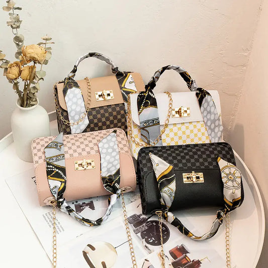 DiagSilk One-Shoulder Bag
