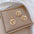 Diamond Leaves Necklace & Earrings Suite - Set