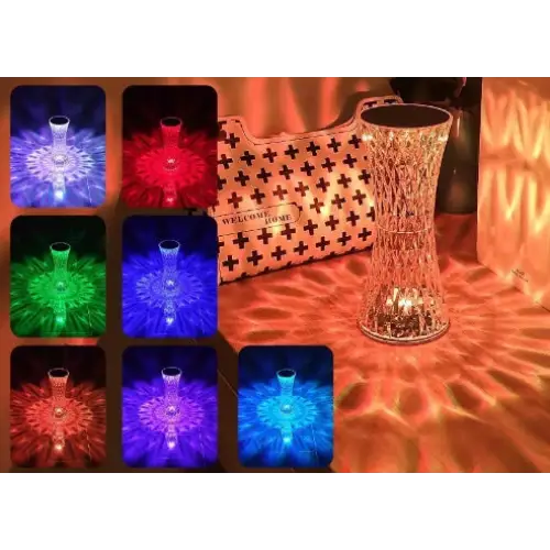 Diamond Style RGB16 Color Touch Night Light with Remote Control