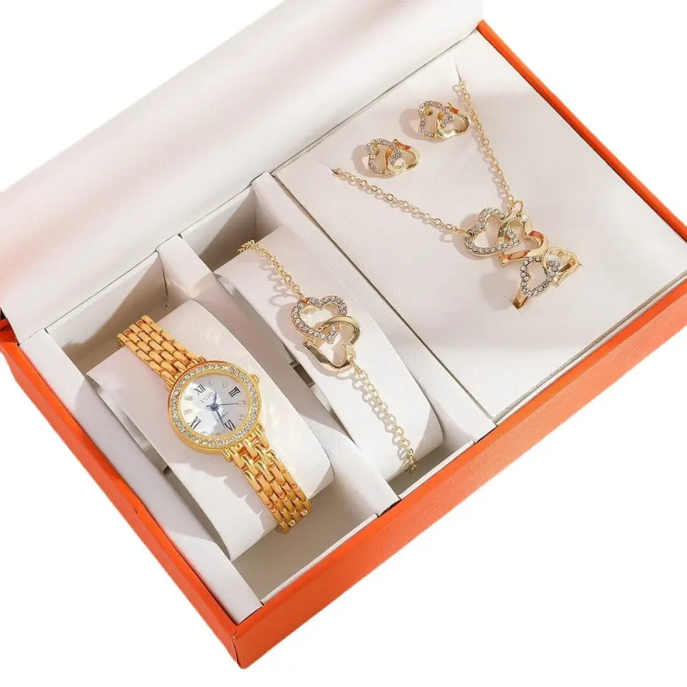 DiamondEssence Fashion Watch with Sparkling Diamond Accents