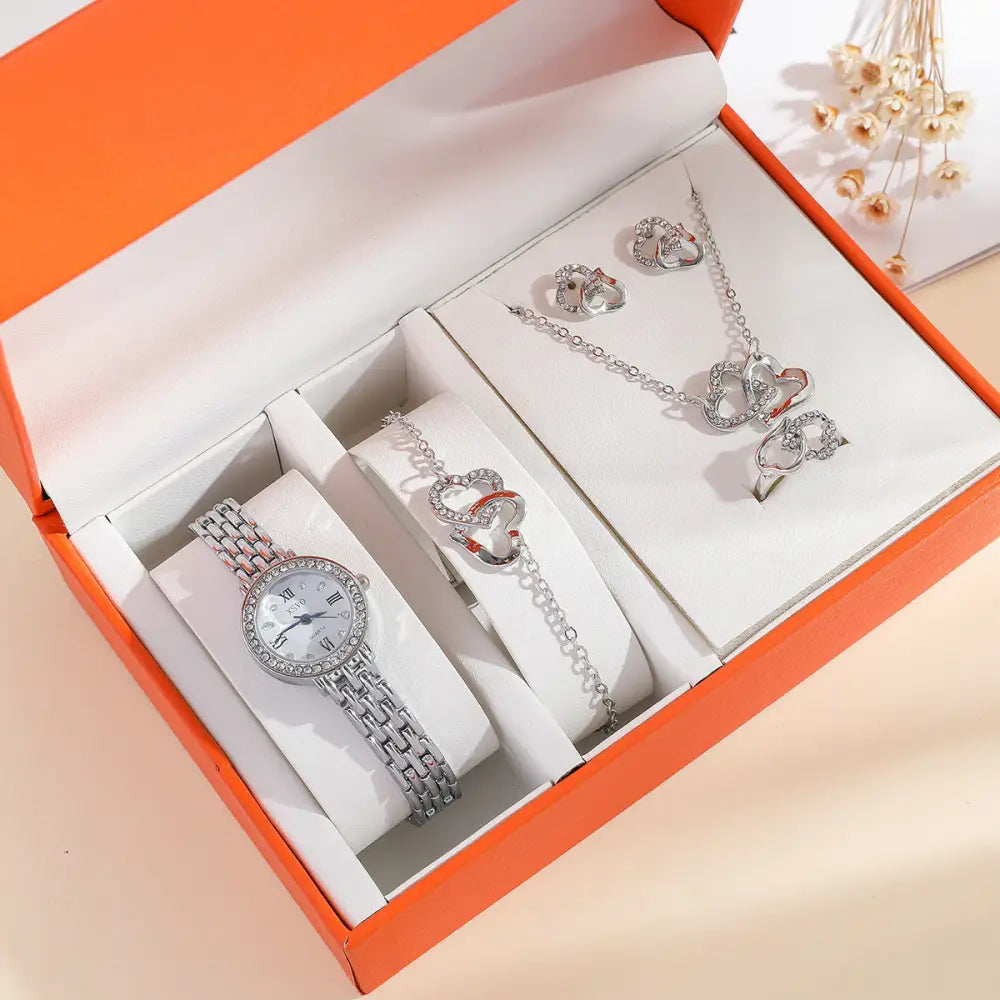 DiamondEssence Fashion Watch with Sparkling Diamond Accents
