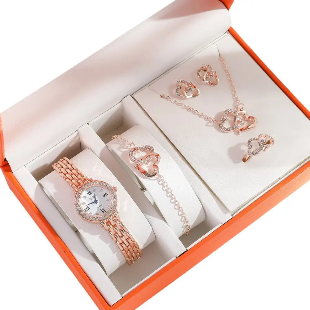 DiamondEssence Fashion Watch with Sparkling Diamond Accents