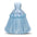 DreamTwirl: Trendy Dress for Teens - Blue / 130cm