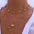 Dual Heart Gold Layer Necklace - Fashion Jewelry - HS5141