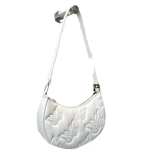 Dumpling Shape PU Suitcase Shoulder Bag with Contrast Color Design