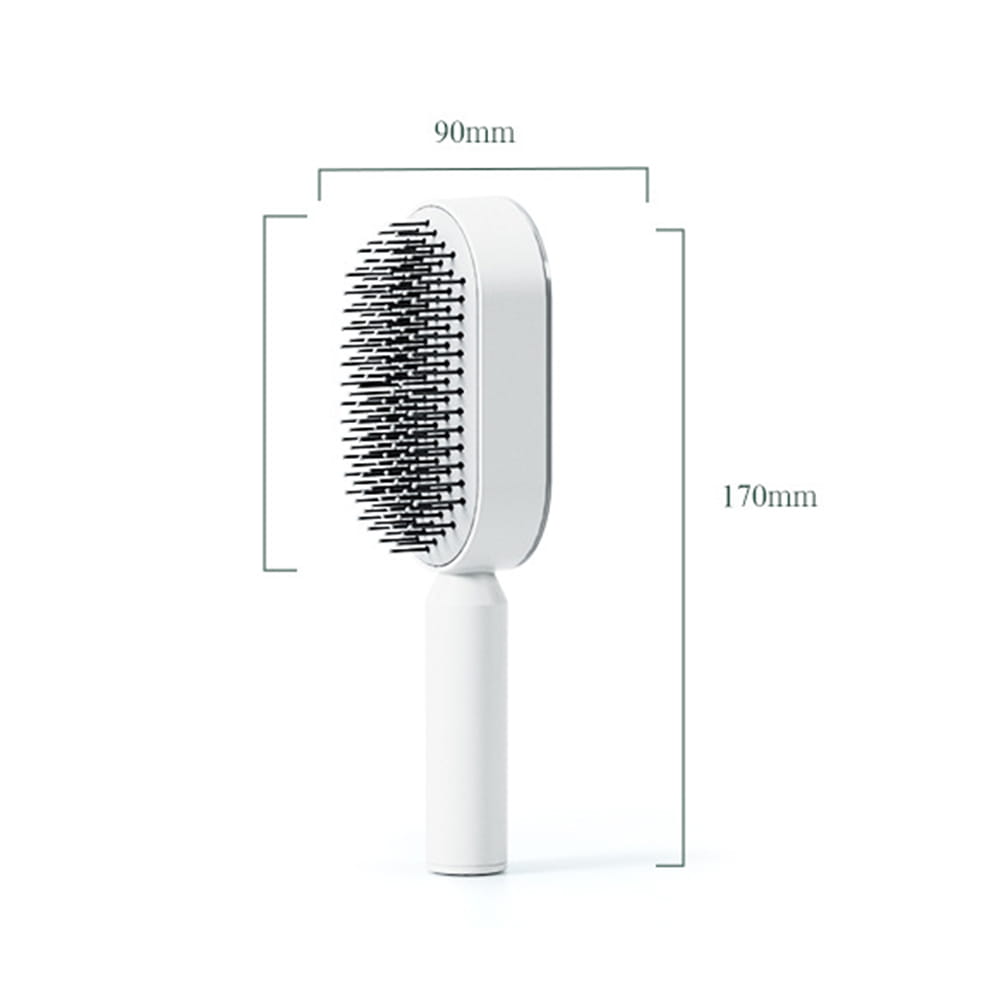Self Cleaning Hairbrush with 3D Air Cushion for Healthy Hair
