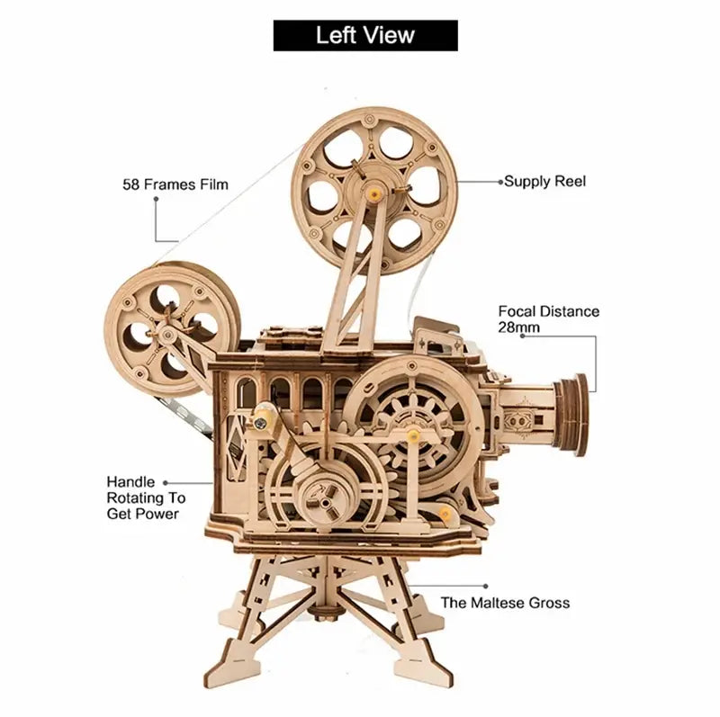 ROKR Retro Movie Projector Vitascope Model LK601 Assembly Kit