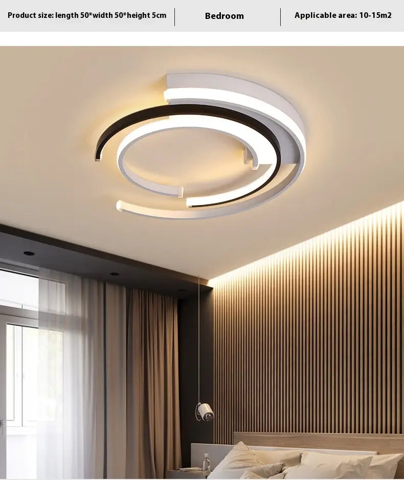Volkswagen Modern White LED Ceiling Light for Home and Hotel Rooms