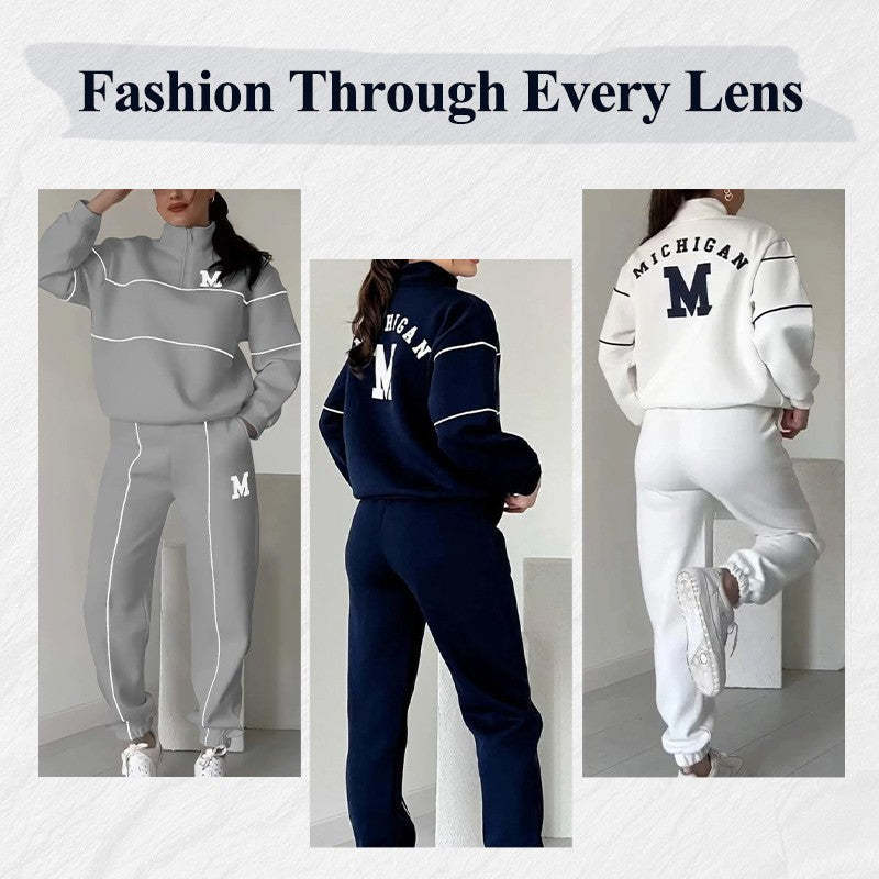 ChicEase: Women's Comfy 2-Piece Lounge Set - LauBelle Brand