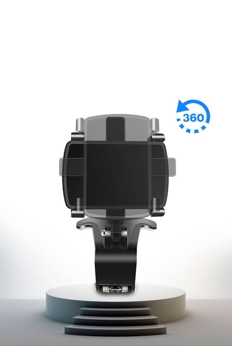 Mobile Phone Holder for Car Dashboard with 360 Degree Rotation