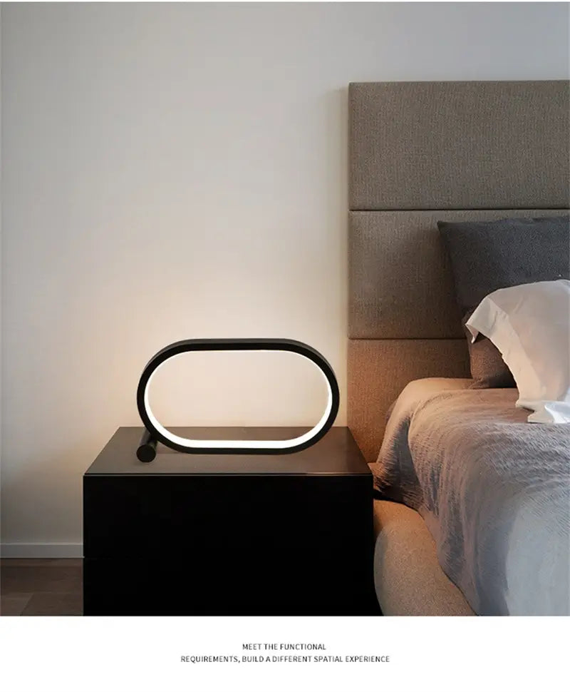Seiko Iron LED Lamp with Elegant Minimalist Design