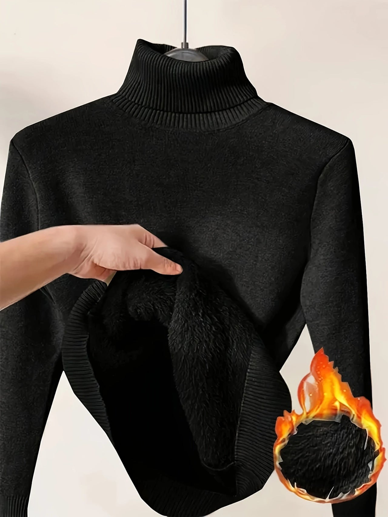 Elegant Thick Knit Turtleneck Sweater for Women - LauBelle Brand