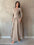ElegaBase Pleated Solid Maxi Dress - LauBelle Brand