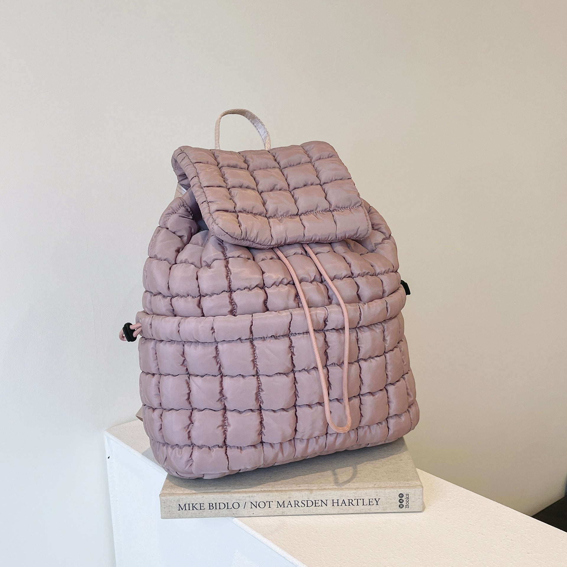CandyColor Puffy Quilted Women’s Travel Backpack - LauBelle Brand