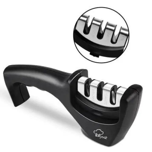 Easy Clean Knife Sharpener with Removable Design
