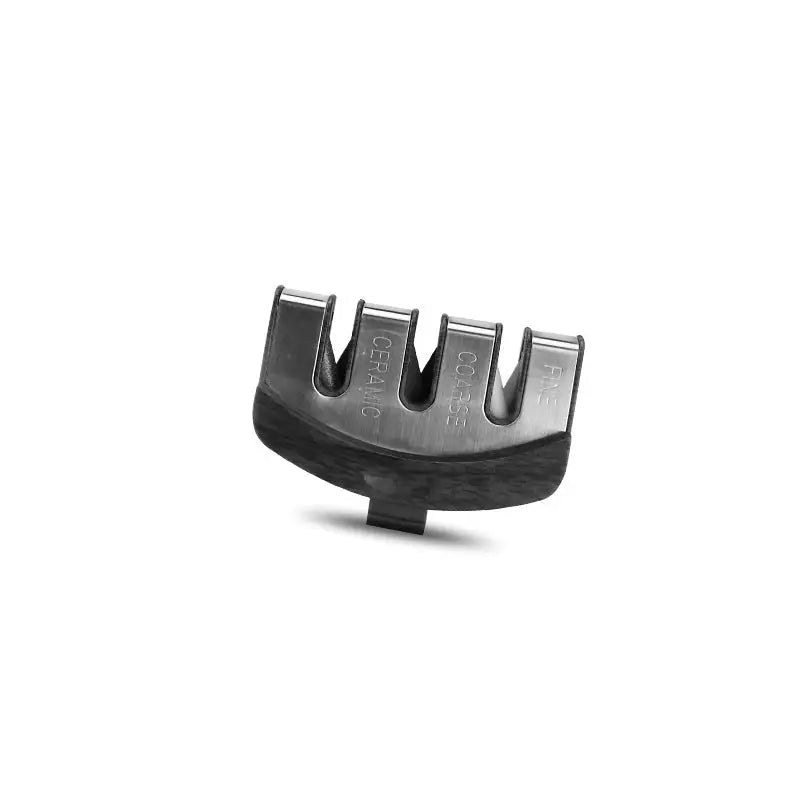 Easy Clean Knife Sharpener with Removable Design Charcoal black