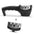 Easy Clean Knife Sharpener with Removable Design Charcoal black set