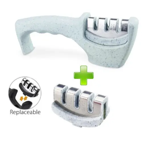 Easy Clean Knife Sharpener with Removable Design Marble Set