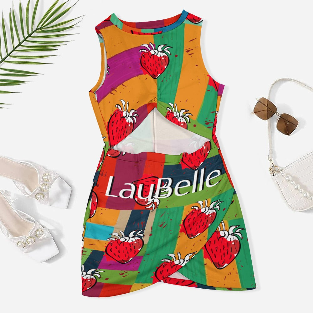 Navel-Baring Cross-Fit Hip Skirt - LauBelle Brand