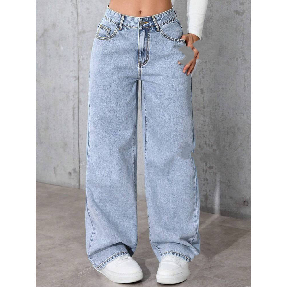 SpiceRise High Waist Straight Jeans - LauBelle Brand