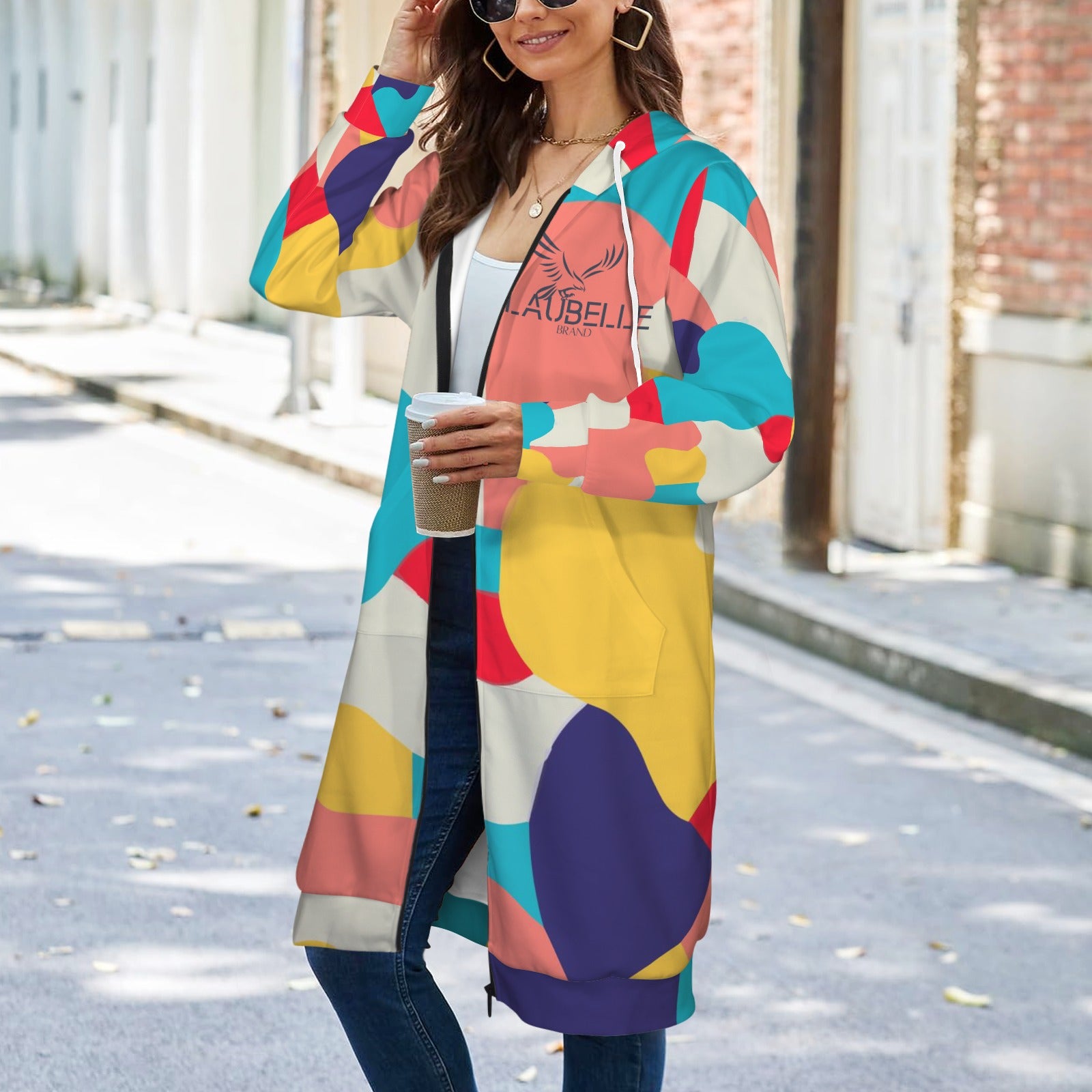 LauBelle - Women's Long Hooded Coat (H72) - LauBelle Brand