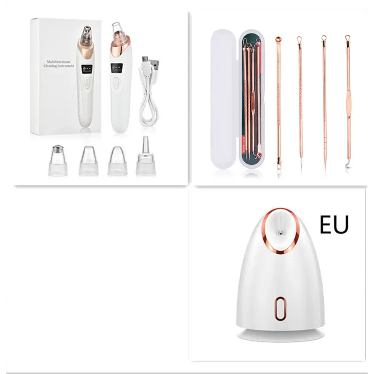 Electric Blackhead Remover and Pore Cleaner with Multiple Probes SetB
