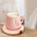 Electric Coffee and Tea Mug Warmer Plate for Home or Office M306 Pink / USB