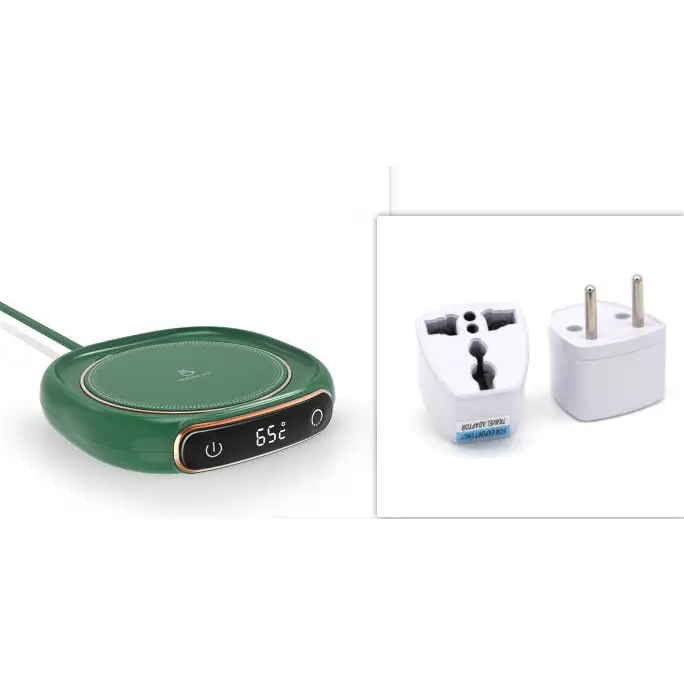 Electric Coffee and Tea Mug Warmer Plate for Home or Office M316 green / EU