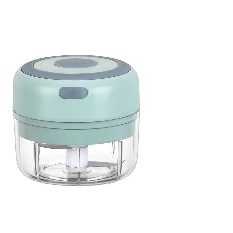Electric Grinder with Stainless Steel Blade and One Touch Operation Green / USB