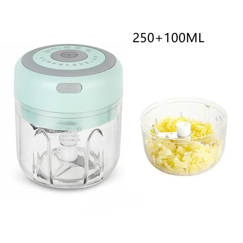 Electric Grinder with Stainless Steel Blade and One Touch Operation Green high cup350ML / USB