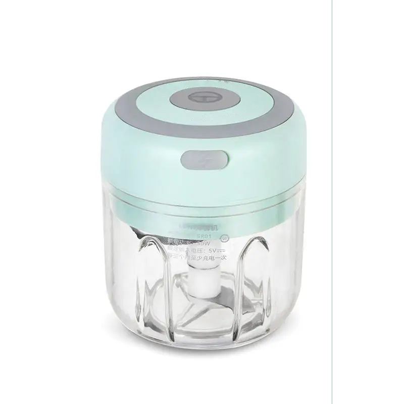 Electric Grinder with Stainless Steel Blade and One Touch Operation Green250ML / USB