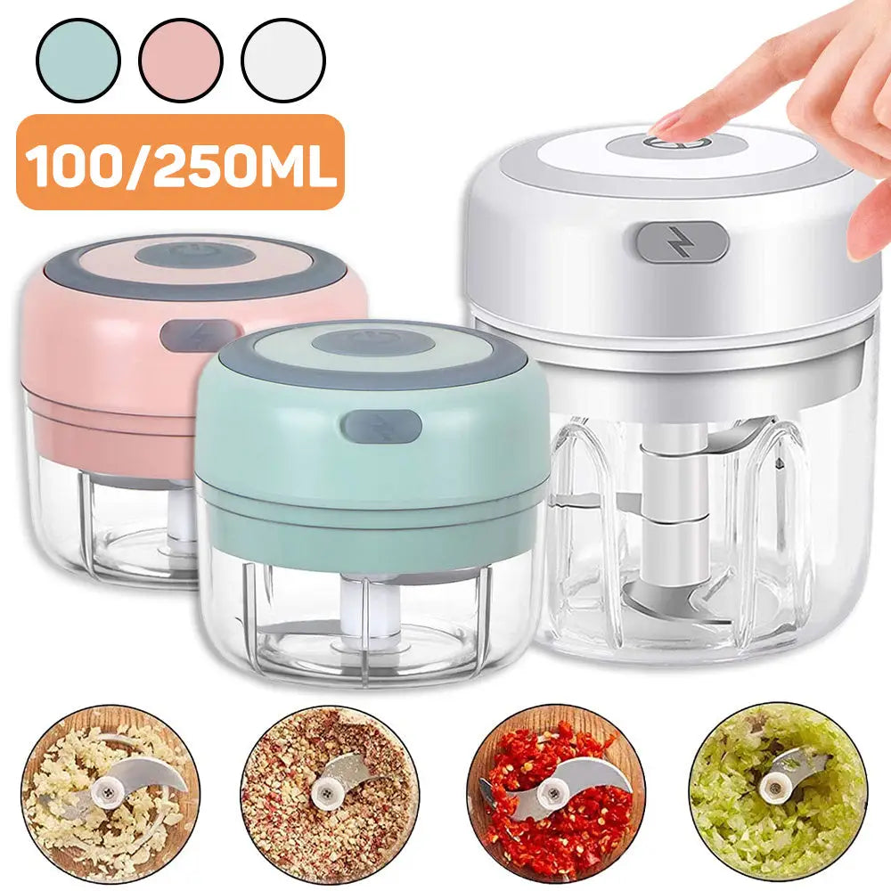 Electric Grinder with Stainless Steel Blade and One Touch Operation