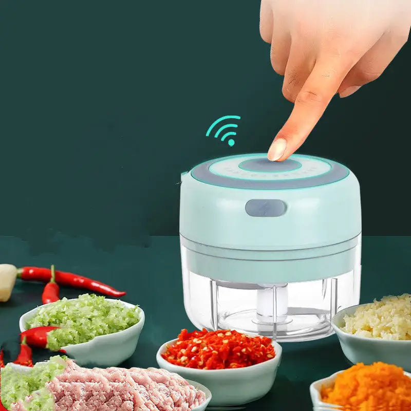 Electric Grinder with Stainless Steel Blade and One Touch Operation