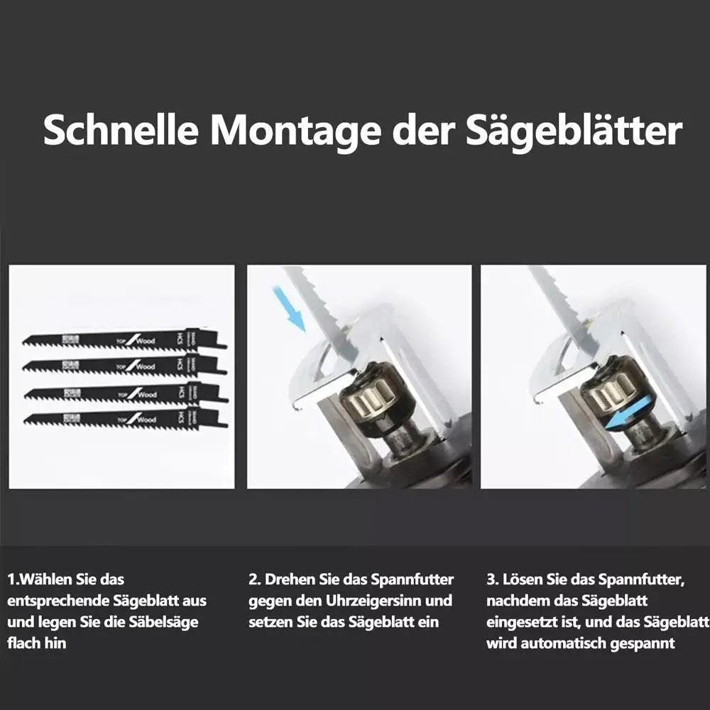 Electric Reciprocating Tiger Saw for Fast and Precise Cutting W13213101 5