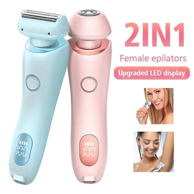 Electric Shaver for Women with Square Foil Head for Whole Body