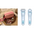 Electric Shaver for Women with Square Foil Head for Whole Body Blue and Rouge Gouache set / USB